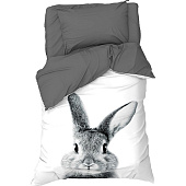  Комплект постельного белья Этель Cute rabbit, детский, наволочка 50х70 см, бязь, 7655004 
