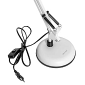 Светильник настольный 60Вт Е27 МТ2001 основание+струбцина белый /Ultra Light Светильник настольный 60Вт Е27 МТ2001 основание+струбцина белый /Ultra Light