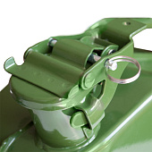 Канистра топливная металлическая вертикальная 5 Л (зелёная) AVS VJM-05 Канистра топливная металлическая вертикальная 5 Л (зелёная) AVS VJM-05