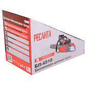  Бензопила Ресанта БП-4518, 3,13 л.с, длина шины 45см, бак 0,55л. 