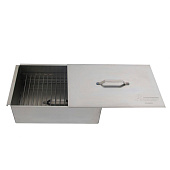 Коптильня двухъярусная с поддоном для сбора жира 450х280х170 сталь 1,5 мм Тонар (К-002) Коптильня двухъярусная с поддоном для сбора жира 450х280х170 сталь 1,5 мм Тонар (К-002)