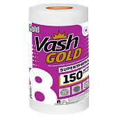 Тряпка Vash Gold  SUPER 150шт рулон моет/чистит/выспроч матер/B&B/12