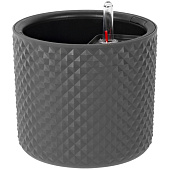 Кашпо Фасет 8л автополив графитовое М3238 Кашпо Фасет 8л автополив графитовое М3238