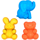 Формочки НОРДПЛАСТ Зайка Медведь Слоник, 170 Формочки НОРДПЛАСТ Зайка Медведь Слоник, 170