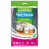 Тряпка для пола Чистюля Салфетка микроф д/пола 1м