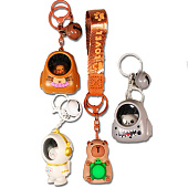 Брелок со световыми эффектами "Зверята космонавты", микс, ST1101 Брелок со световыми эффектами "Зверята космонавты", микс, ST1101