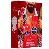  Подарочный набор OLD SPICE Твердый дезодорант Captain 50мл+Гель для душа + шампунь 3в1 Captain 250мл 