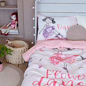  Комплект постельного белья Этель 1.5 сп Flower dancer бязь 4702784 