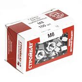 Гайка шестигранная DIN 934 М8, 100шт, цинк Гайка шестигранная DIN 934 М8, 100шт, цинк