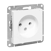  Розетка встраиваемая без заземления, цвет белый,  EKF Эпика 
