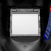  Щиток защитный для электросварщика (маска сварщика) с откидным блоком 100х120, Сибртех 