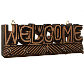 Ключница "WELCOME" МДФ 31х9,5х3,5 см 4205855 Ключница "WELCOME" МДФ 31х9,5х3,5 см 4205855
