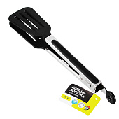 Щипцы-лопатка кухонные нейлон, нержавеющая сталь, 25 см 884-086 Щипцы-лопатка кухонные нейлон, нержавеющая сталь, 25 см 884-086