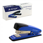  Степлер № 24 Alingar 20л., металлический корпус, синий, AL6000/bl 