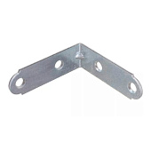 Угол мебельный узкий 50х50х17x1,5мм, цинк Угол мебельный узкий 50х50х17x1,5мм, цинк