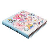 Записная книжка подарочная А6 132 л,цветной блок, с хлястиком на магните,обл.пвх,Аниме МИКС 9669008 Записная книжка подарочная А6 132 л,цветной блок, с хлястиком на магните,обл.пвх,Аниме МИКС 9669008