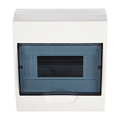 Бокс ЩРН-П-8 навесной IEK на 8 модулей, IP41 Бокс ЩРН-П-8 навесной IEK на 8 модулей, IP41