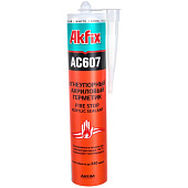 Герметик акриловый огнестойкий Akfix 310 мл Герметик акриловый огнестойкий Akfix 310 мл