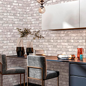  Обои 1.06х10м Mattoni арт. HC72584-14 Серый /HomeColor 