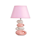 Лампа настольная 16621/1 E14 40Вт бело-розовая 20х20х38 см 6300855 Лампа настольная 16621/1 E14 40Вт бело-розовая 20х20х38 см 6300855