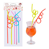 Набор трубочек для коктейля "Дикая Мексика" 5 шт. (L=26 см) Набор трубочек для коктейля "Дикая Мексика" 5 шт. (L=26 см)