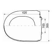 Сиденье для унитаза дюропласт с микролифтом Лада Стандарт Идеал Виктория Марс 20975010 Sanita Сиденье для унитаза дюропласт с микролифтом Лада Стандарт Идеал Виктория Марс 20975010 Sanita
