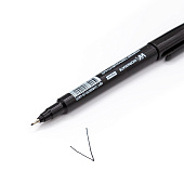 Маркер перманентный, черный, 0,5-1мм, двухсторонний Маркер перманентный, черный, 0,5-1мм, двухсторонний