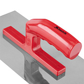  Гладилка из нерж. стали, 280х130мм, зеркальная полировка, пластмас. ручка 