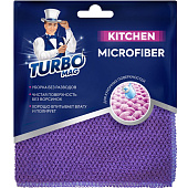  Салфетка для уборки кухни TURBOMAG KITCHEN, микрофибра  300г/м2, 30х30 см, 1 шт. 