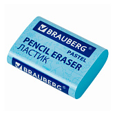 Ластики BRAUBERG PASTEL MAXI НАБОР 3 шт., размер ластика 44х32х13 мм, блистер, 271345