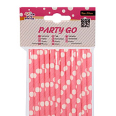 Трубочки одноразовые для напитков 12 шт. "Cute peas", pink (200 мм) Трубочки одноразовые для напитков 12 шт. "Cute peas", pink (200 мм)