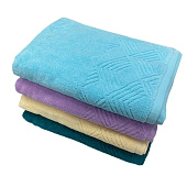  Полотенце 50х90 махровое БРИЗ разноцветный 