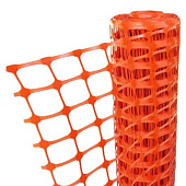 Сетка Мегаспан Премиум 120гр. оградительная сигнальная оранжевая 1мх50п.м. Сетка Мегаспан Премиум 120гр. оградительная сигнальная оранжевая 1мх50п.м.