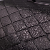 Бокс-органайзер в багажник 40х30х30см Экокожа Черный, строчка черная Бокс-органайзер в багажник 40х30х30см Экокожа Черный, строчка черная