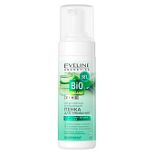 Мицеллярная очищающая пенка для умывания Eveline Bio Organic , 150 мл Мицеллярная очищающая пенка для умывания Eveline Bio Organic , 150 мл