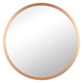  Зеркало интерьерное настенное в круглом корпусе из металла d60 белое золото 6066-Z4 