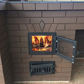  Кирпич печной шоколад 250х120х65мм [М-300] /Кирово-Чепецкий КЗ 