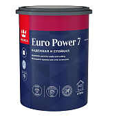  Краска интер. стойкая к мытью EURO POWER 7 C мат 0,9л 