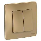 Выключатель 2-кл. СП BLANCA титан SchE BLNVS010504 Выключатель 2-кл. СП BLANCA титан SchE BLNVS010504