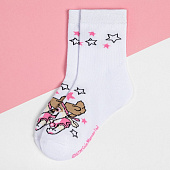 Детские носки Paw Patrol Скай, звездочки, 18-20 см, белый, 6896754 Детские носки Paw Patrol Скай, звездочки, 18-20 см, белый, 6896754