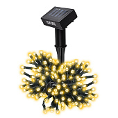 Садовая гирлянда-нить 100LED желтый теплый SLR-G03-100Y /ФАZA