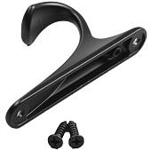 Крючок мебельный CAPPIO CLASSIC, однорожковый, цвет черный 9617925 Крючок мебельный CAPPIO CLASSIC, однорожковый, цвет черный 9617925