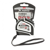 Рулетка 3мх16мм, двухкомпонентный корпус, автоматическая фиксация, Matrix PRO Autostop Рулетка 3мх16мм, двухкомпонентный корпус, автоматическая фиксация, Matrix PRO Autostop