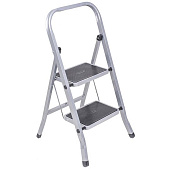 Стремянка стальная 2 ступени, широкие, высота платформы 45см, макс. нагр. 120кг., Сибртех Стремянка стальная 2 ступени, широкие, высота платформы 45см, макс. нагр. 120кг., Сибртех