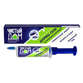 Гель от тараканов и муравьев 20мл. (шприц) фипронил, Чистый дом 02-303 Гель от тараканов и муравьев 20мл. (шприц) фипронил, Чистый дом 02-303