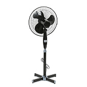 Вентилятор напольный SA-10BK черно-серый Вентилятор напольный SA-10BK черно-серый