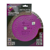  Диск алмазный 230х22,2мм, турбо, сухое резание, TRIO-DIAMOND Tractor, железобетон 