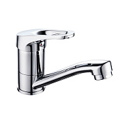  Смеситель для кухни Base с коротким изливом G0109 хром 3210258С -15  Gross Aqua 