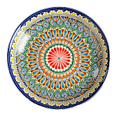  Ляган Риштанская Керамика "Узоры", 25 см, синий 5279318 