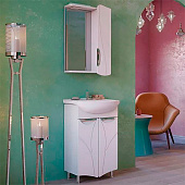  Тумба Folle/Fly 50см с раковиной Fol.01.50/N/W/Fly.01.50/2W/Уют 50 Encanto 